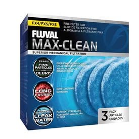 Fluval Max Clean Almohadilla Fina FX, 3uds