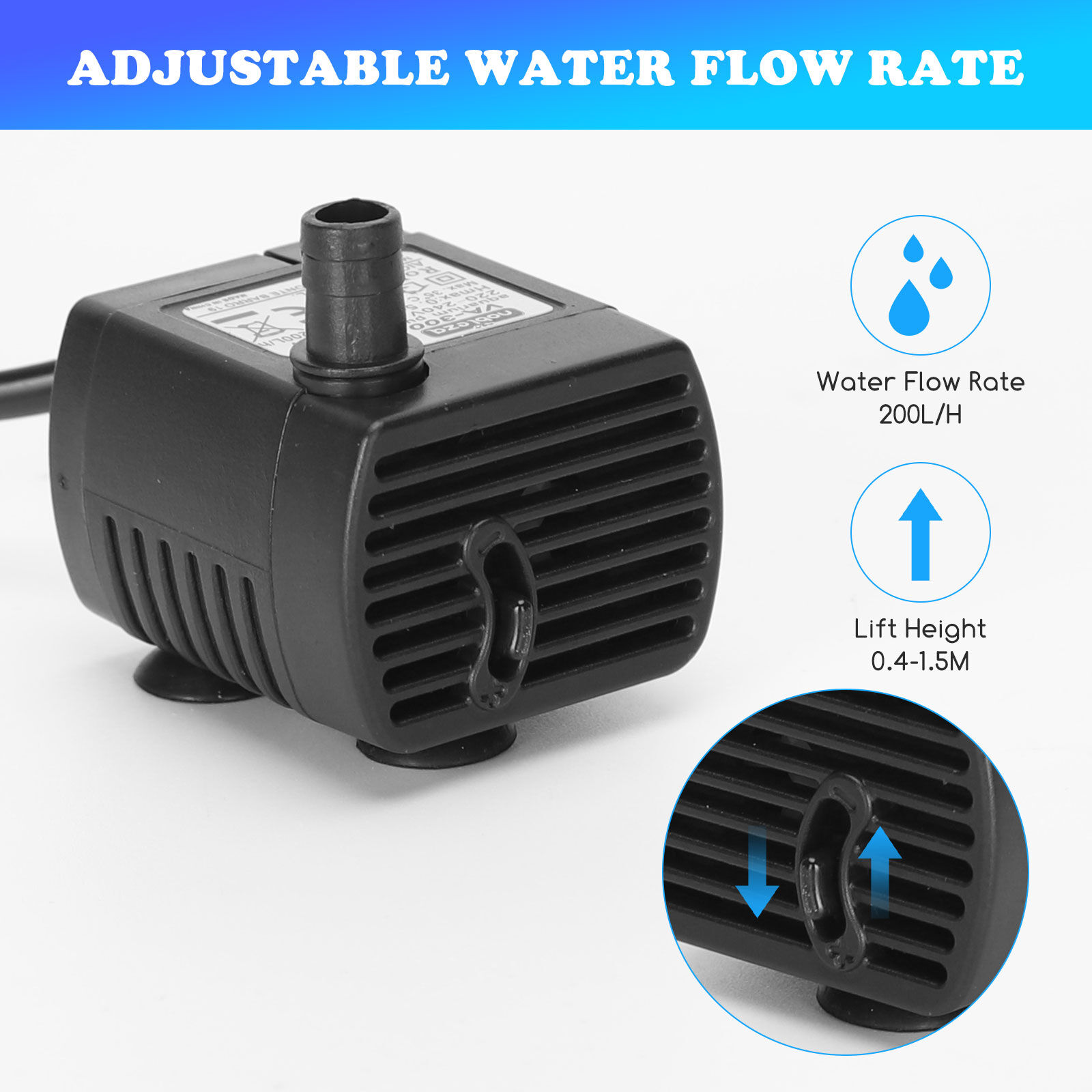 Nobleza Mini Bomba de Agua para acuarios thumbnail