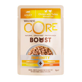 Wellness Core Boost Inmunitario Pollo y Pavo sobre para gatos