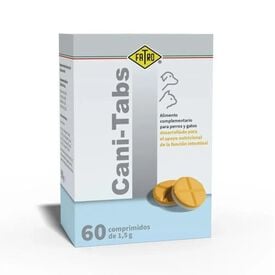 Cani-Tabs suplemento en comprimidos para perros y gatos que favorece la digesti&oacute;n