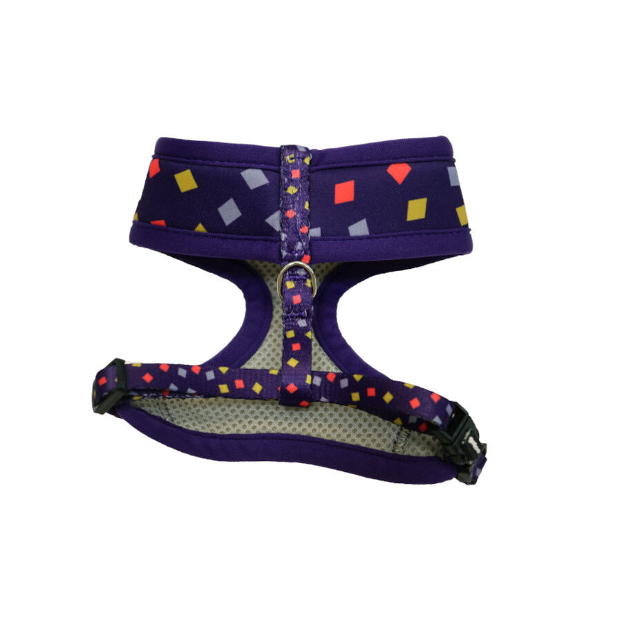 Gotoo Correa y arn&eacute;s estampado geometrico para gatos , , large Imagen numero 3