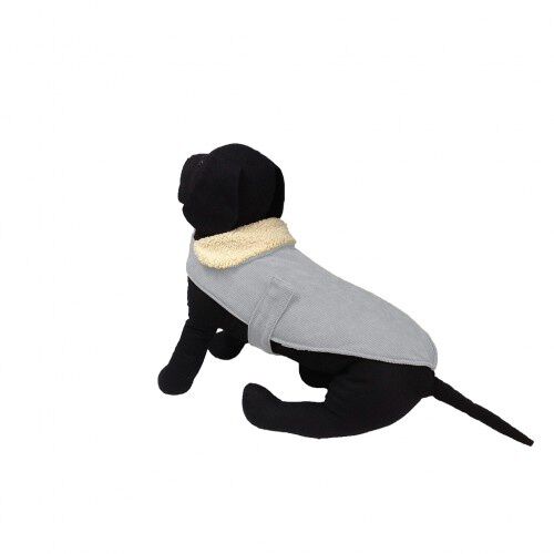 Mi&dog abrigo aviador pana gris para perros, , large Imagen numero 1