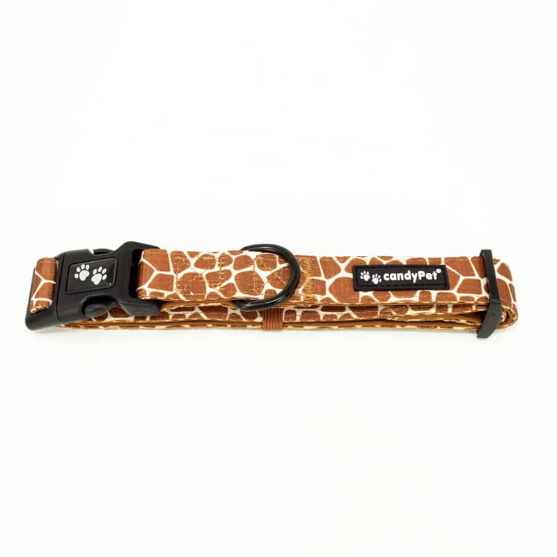 candyPet Collar Click Nylon Ajustable, interior acolchado de Neopreno - GIRAFFE, , large Imagen numero 3