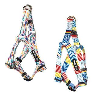 Ibañez Arnés Fantasy Geo y Plumas Collar para perros 