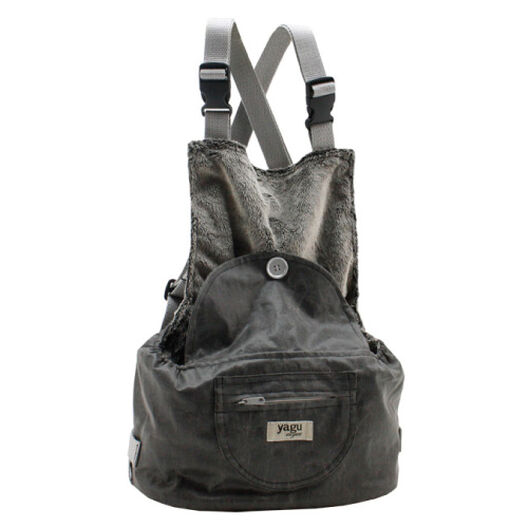 Yagu Fashion Dog bolso gris para perros y gatos image number null