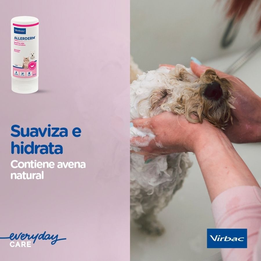 Virbac Allerderm Champ&uacute; Piel Sensible para perros y gatos, , large Imagen numero 2