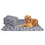Nobleza – Manta suave de felpa para perros, gatos y otras mascotas. Lavable. 6 unidades. Color gris, 160 * 100 cm, , large indicador imagen numero 6