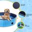 Nobleza Piscina Plegable para Perros 80x20 cm &ndash; Ba&ntilde;era Antideslizante con Paneles de PP R&iacute;gido &ndash; Ideal para Mascotas Peque&ntilde;as &ndash; Azul, , large indicador imagen numero 3