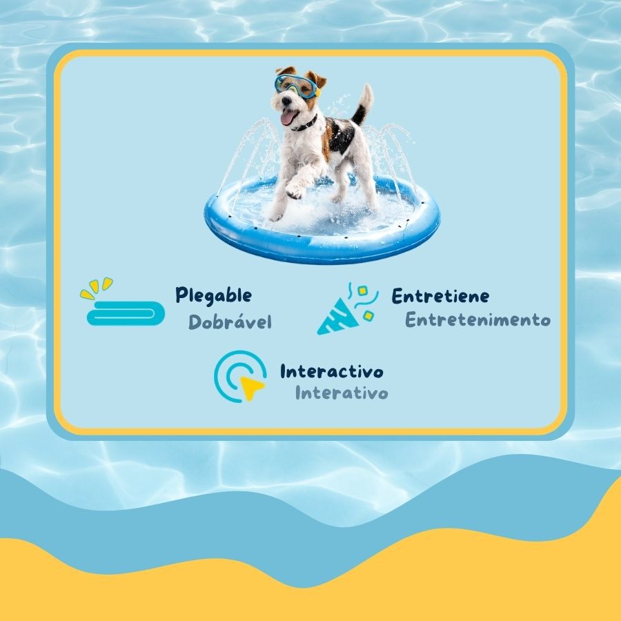 Summer Vibes Piscina con chorros para perros, , large Imagen numero 4
