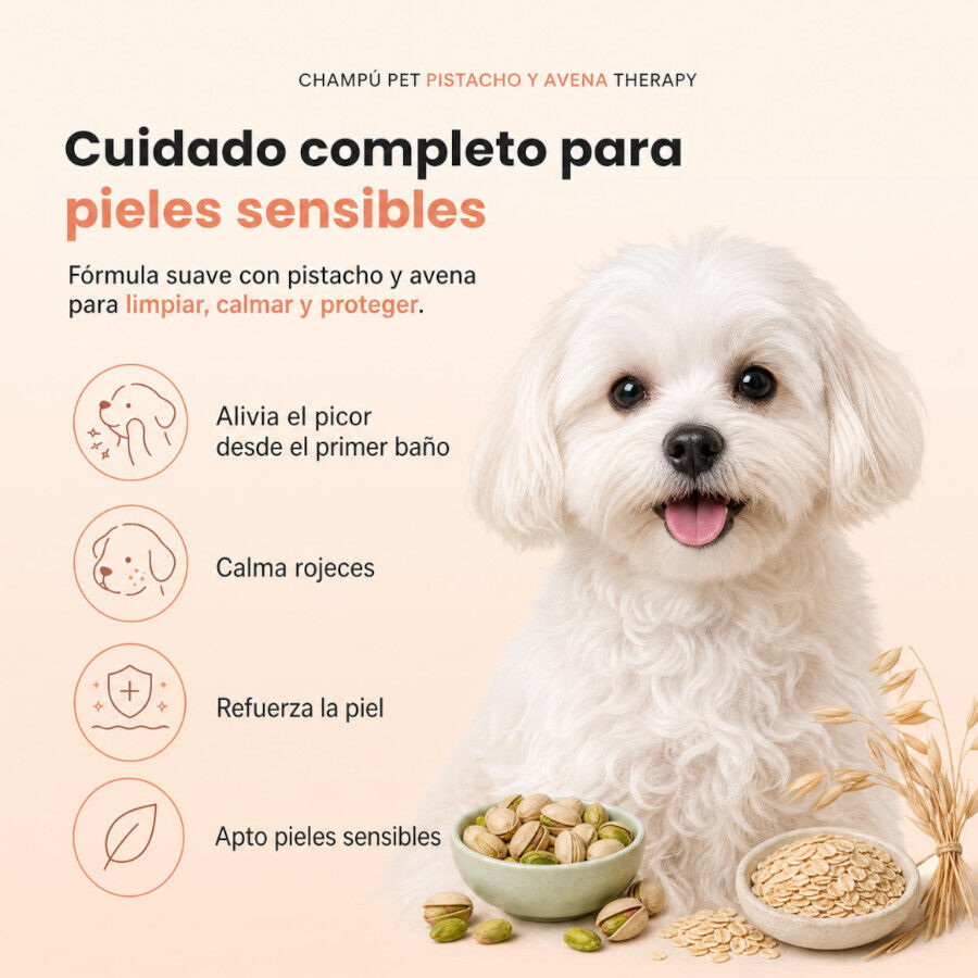 Masco Beauty Champ&uacute; Pistacho y Avena para perros, , large Imagen numero 4