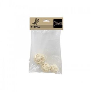 Bola Rattan Catit Vesper para gatos color Blanco
