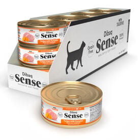 Dibaq Sense Lata Esterilizado Pavo con Calabaza para gatos
