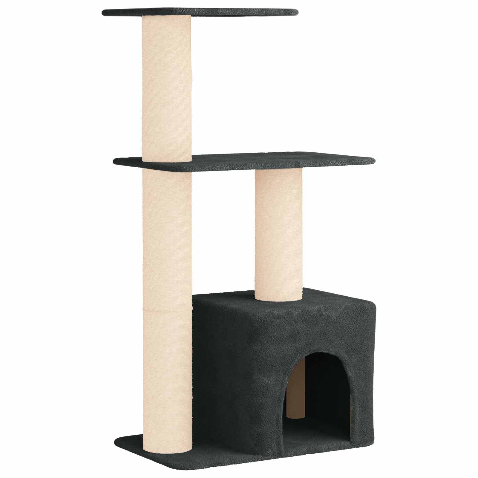 vidaXL &Aacute;rbol para gatos con postes de sisal &Aacute;rbol rascador Muebles animales, , large Imagen numero 1