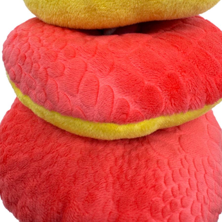 Tootoy! Comfort Ring Snake Cuddler peluche con cuerda para perros thumbnail