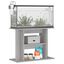 vidaXL Soporte para acuario madera ingeniería gris hormigón 80x35x60cm, , large indicador imagen numero 3