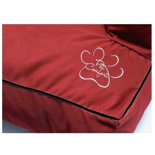 Confort pet sofa florida impermeable rojo para perros thumbnail