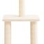 vidaXL Rascador para gatos con postes de sisal color crema 85,5 cm, , large indicador imagen numero 3