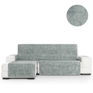 Vipalia Cubre Sofá Protector Antimanchas Gris Chaise Longue para perros
