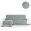 Cubre Sofá Protector Antimanchas acabado aterciopelado Gris Chaise Longue Izquierdo Extra 290 cm (300-350 cm), , large indicador imagen numero 1