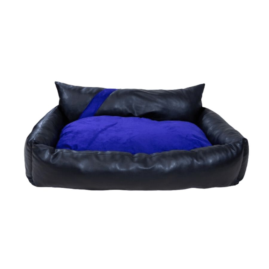 Cama rectangular azul L TOP, , large Imagen numero 1