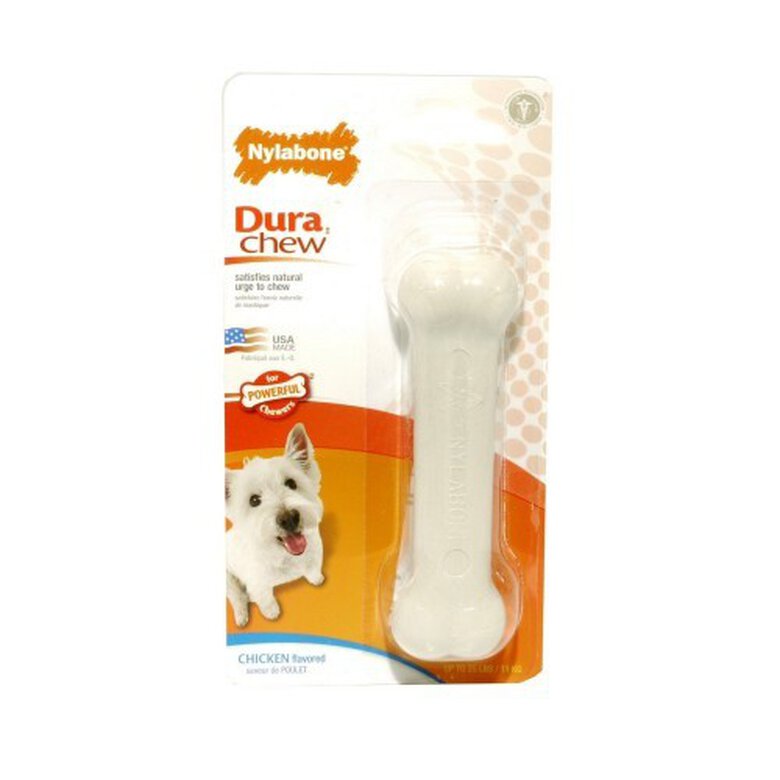 Juguete masticable dental Dura Chew para perros color Blanco, , large image number null