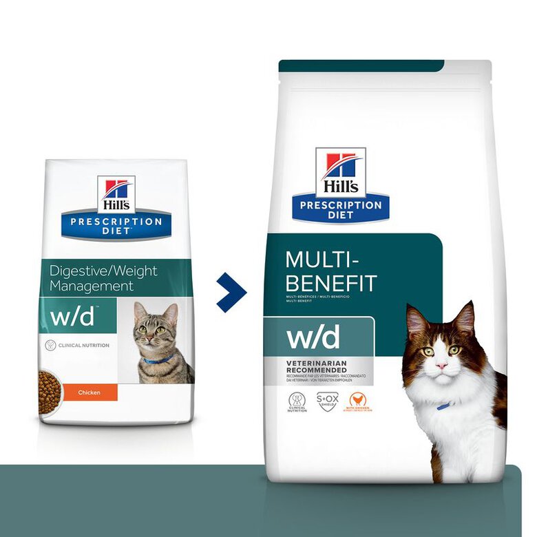 Hill's Prescription Diet Multi-Benefit Pollo pienso para gatos, , large image number null