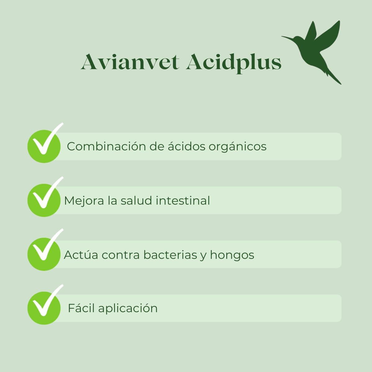 Avianvet Suplemento Acidplus líquido para aves thumbnail