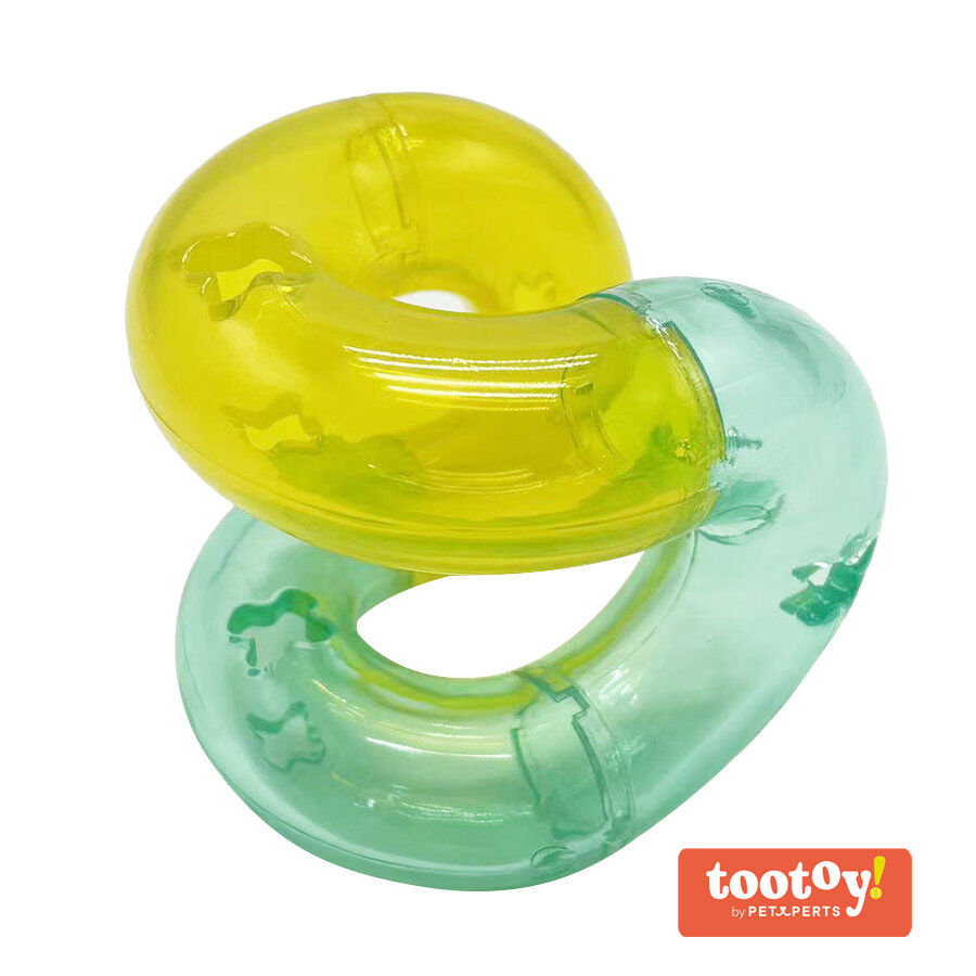 Tootoy! Chew Roller Treat Dispenser mordedor ovalado interactivo para perros, , large Imagen numero 1
