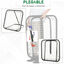 HOMCOM Red de Rebote negra Plegable y Ajustable en Ángulo de 5 Niveles para Entrenamiento, , large indicador imagen numero 5
