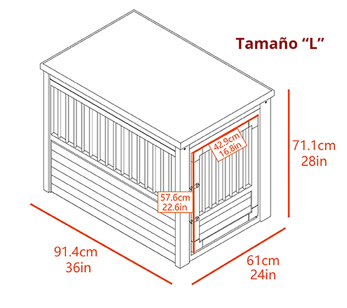 FINCA CASAREJO Jaula Confort Modelo Arkansas balnco - Perrera de Interior para Perros thumbnail