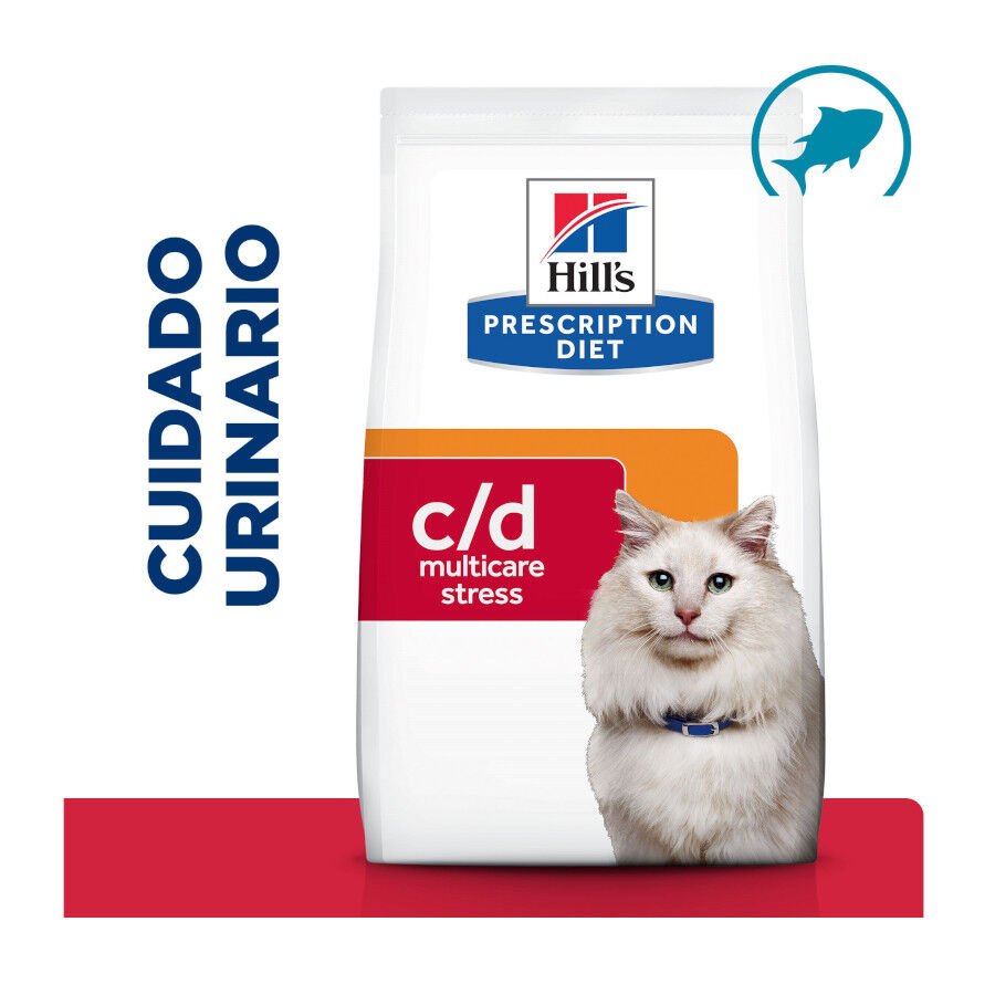Hill&#039;s Prescription Diet Urinary Care c/d pescado azul pienso para gatos thumbnail