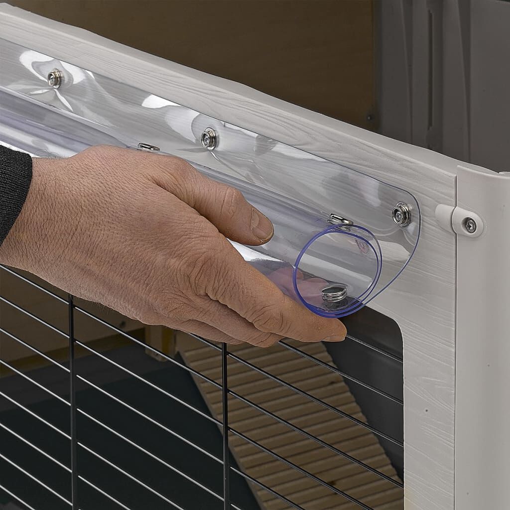 Ferplast Conejera de plástico gris para conejos thumbnail