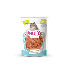 Truly Snacks Anti Hairball Pollo para gatos