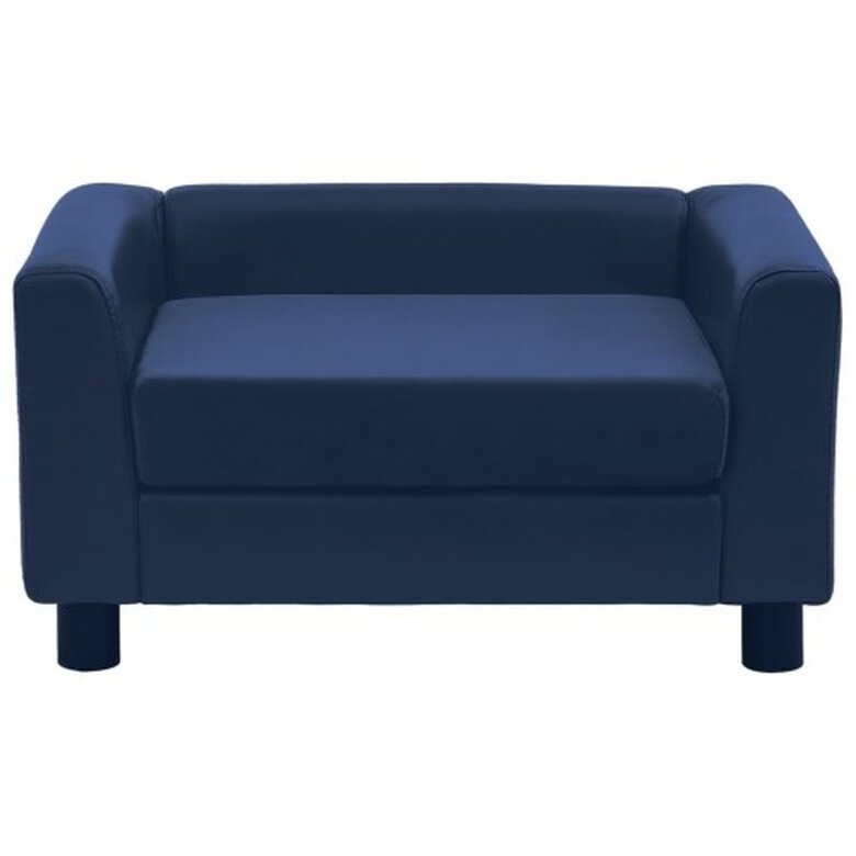 Vidaxl sofá plano azul para perros, , large image number null