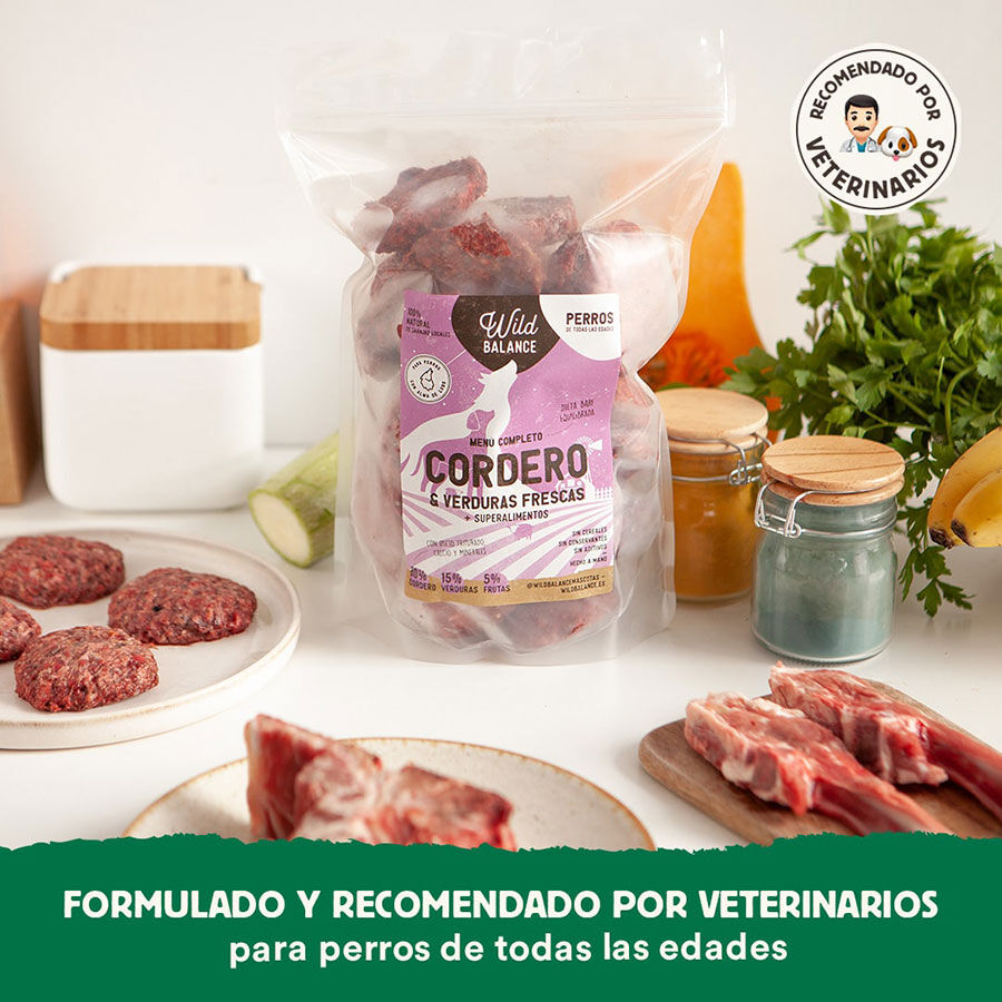Pack de men&uacute; completo BARF para perros sabor Cordero, , large Imagen numero 5