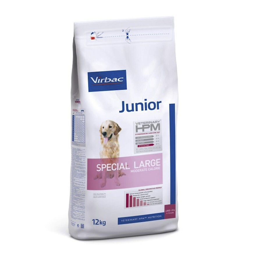 12 kg Virbac Junior Special Large HPM Pienso para perros, , large Imagen numero 1