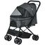 PawHut carrito plegable negro para mascotas, , large indicador imagen numero 3