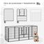 Corral plegable para mascotas color Negro, , large indicador imagen numero 7