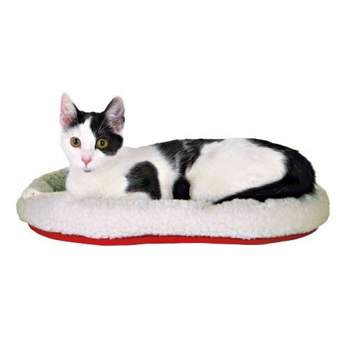 Trixie Cama Acolchada Blanca con Rojo para perros y gatos, , large Imagen numero 1