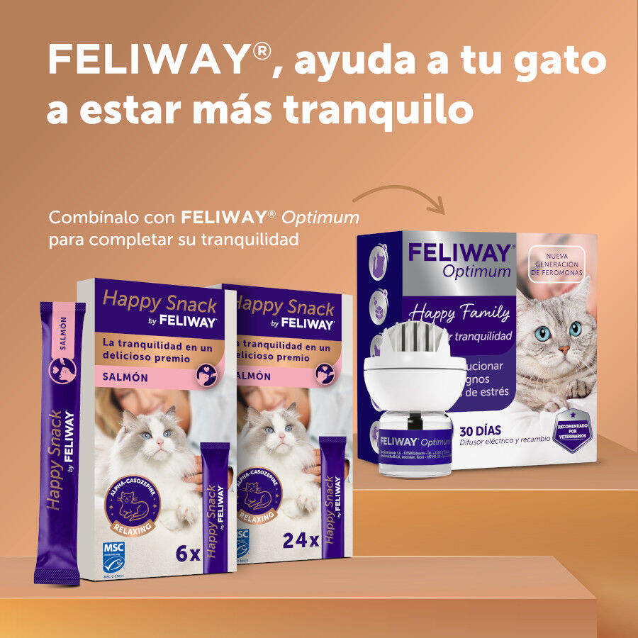 6 barritas Feliway Ceva Happy Snack Salm&oacute;n para gatos, , large Imagen numero 9
