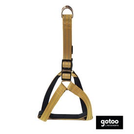 Gotoo Arnés reflectante de neopreno beige para perros
