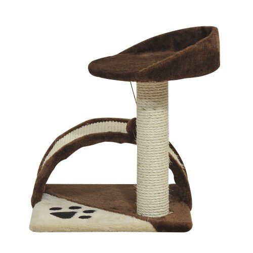 Rascador con poste PawHut para gatos color Marrón thumbnail