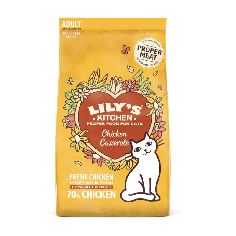 Lily’s Kitchen Grain Free Pollo pienso para gatos, , large image number null