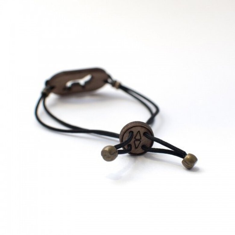 Pulsera de madera Boston Terrier/Bulldog Francés personalizable color Negro, , large image number null