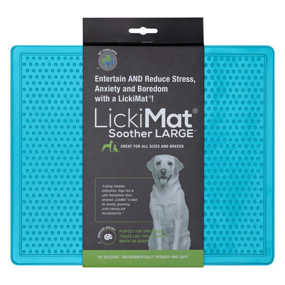 Comedero LickiMat Soother Classic Azul para perro, , large Imagen numero 2