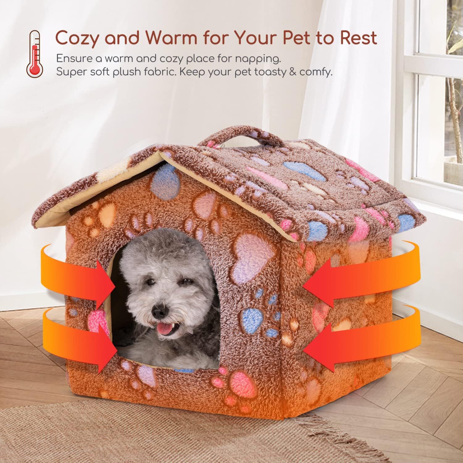 Nobleza Caseta marrón para Perros y Gatos thumbnail