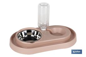 Cofan Dispensador nude de Agua y Comida para Mascotas