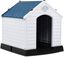 COSTWAY Casa para Perros de Plástico para Jardín Interior y Exterior Caseta para Perro con Suelo Elevado M, , large indicador imagen numero 1