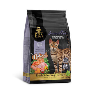 Era Sensitive Salmón y Pavo pienso para gatos