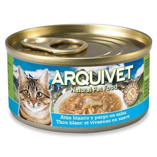 Comida húmeda Arquivet para gatos sabor atún blanco y pargo